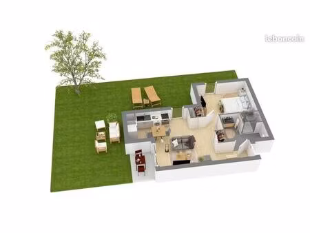 appartement 2 pièces 47 m²