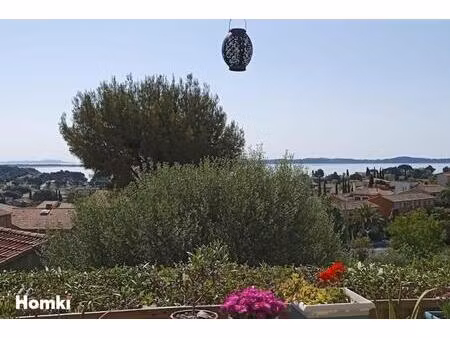 à vendre – studio avec grande terrasse & vue mer – carqueiranne