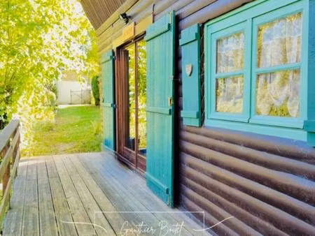 terrain de loisirs 200m2 avec cabane aménagée