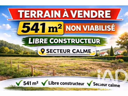 vente terrain 541 m²