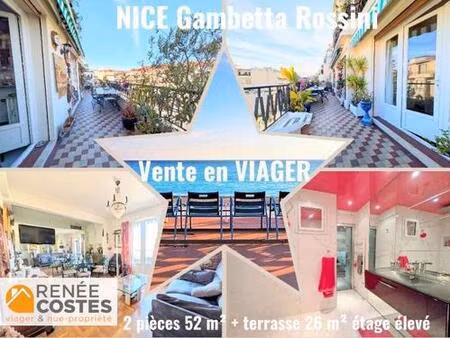 viager occupé - f72 ans - nice (06000)