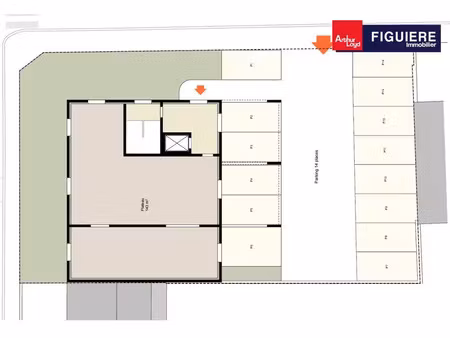 plateaux de bureaux neufs à vendre ou à louer arles centre ville avec parking privé