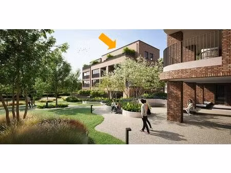 penthouse van 105m² met 2slk en twee terrassen