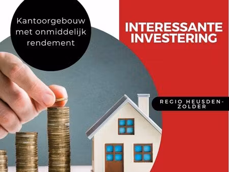 investeringspand te koop met direct verhuur rendement in heusden-zolder