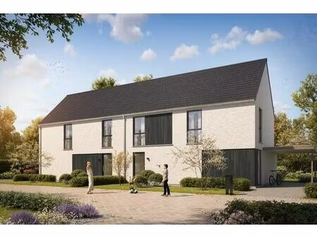 hedendaagse en energiezuinige halfopen bebouwingen in meulebeke