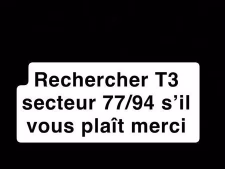 recherche appartement t3