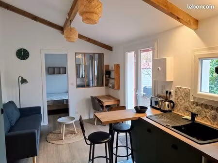 studio meublé – 1 mois (01/03 au 30/03) – bail mobilité possible – anglet