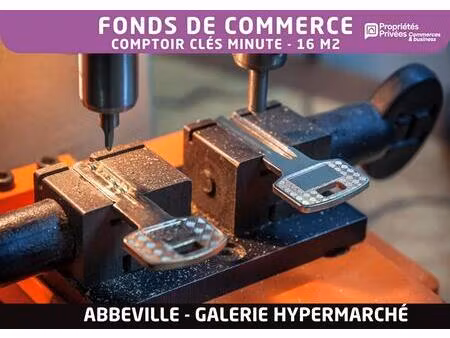 abbeville- boutique comptoir 16 m²  galerie hypermarché