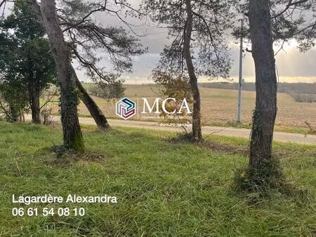 vente terrain 800 m² escassefort (47350)