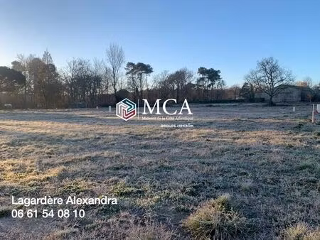 vente terrain 700 m² houeillès (47420)