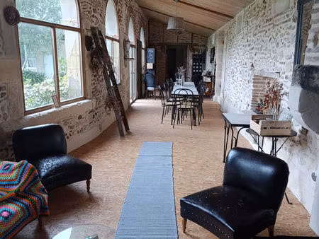 loft dans un domaine privé avec piscine et parking au centre de saint sever