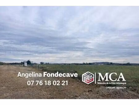 terrain constructible à vendre