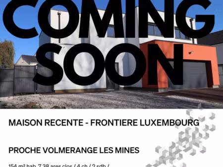 en vente maison 155 m² – 635 000 € |escherange