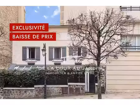 puteaux centre - maison de ville 152m² avec terrasse & parking