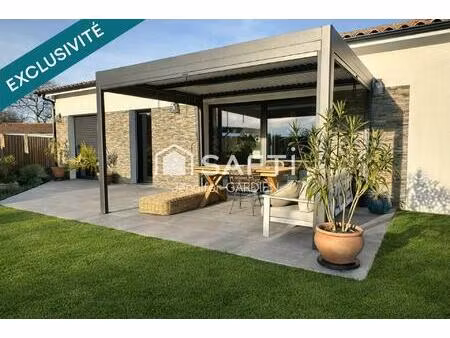 contemporaine de 2022 - t5 de plain-pied d'environ 108m² et 609m² de parcelle