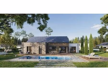 terrain avec maison neuve à vendre