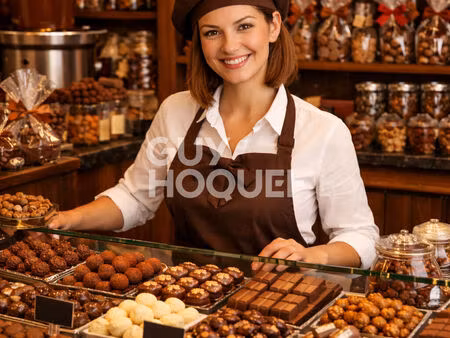 magasin de chocolats sous enseigne - saint raphael