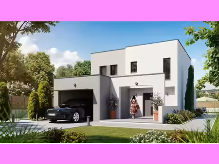 terrain avec maison neuve à vendre
