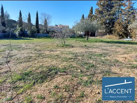 vente terrain 981 m² à castillon-du-gard (30210)  156 000 €