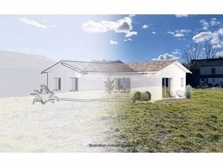 terrain avec maison neuve à vendre