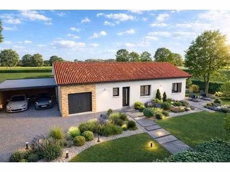 terrain avec maison neuve à vendre