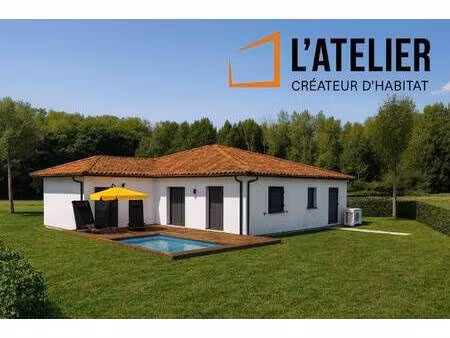 terrain avec maison neuve à vendre