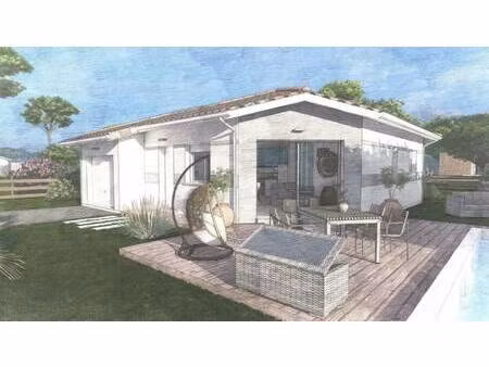 terrain avec maison neuve à vendre