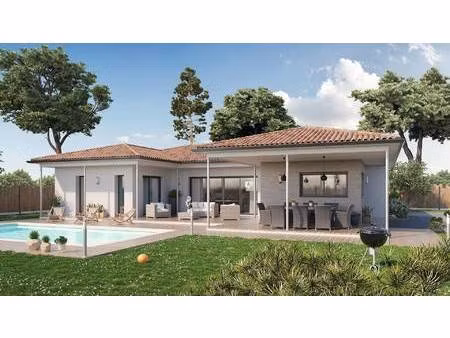 terrain avec maison neuve à vendre