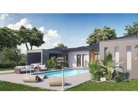 terrain avec maison neuve à vendre