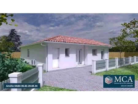 terrain avec maison neuve à vendre