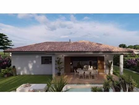 terrain avec maison neuve à vendre