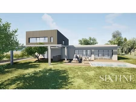 maison r+1 neuve 185m2 + piscine terrain viabilisé  permis