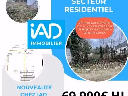 terrain constructible à vendre