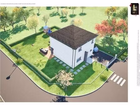 terrain avec maison neuve à vendre