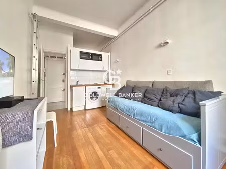 a louer 75016 paris - studio meublé entièrement équipé - 21.5m²