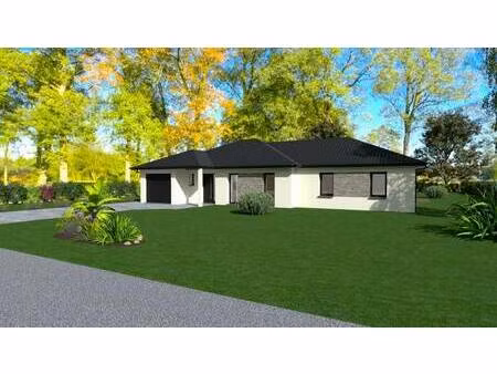 terrain avec maison neuve à vendre