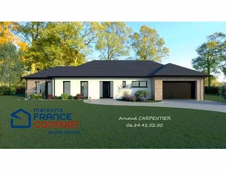 terrain avec maison neuve à vendre