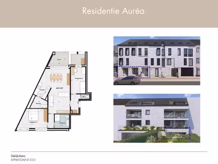 appartement te koop in aalst met 2 slaapkamers