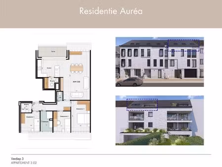 appartement te koop in aalst met 3 slaapkamers