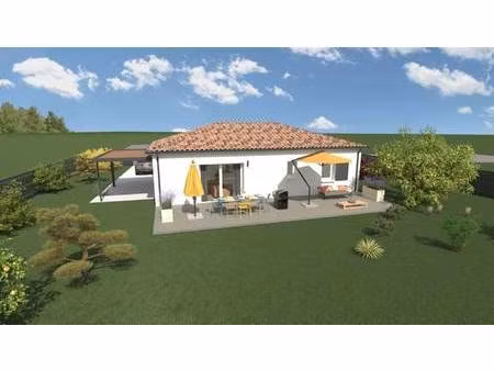 terrain avec maison neuve à vendre