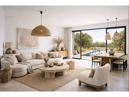 terrain avec maison neuve à vendre