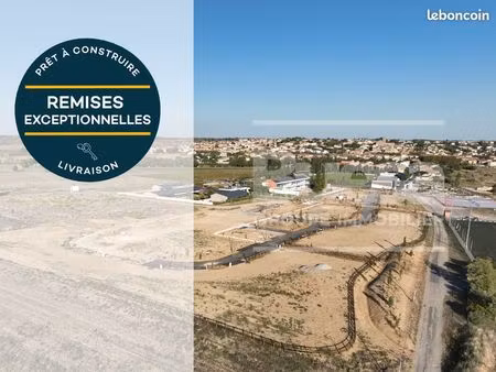 terrain 297 m² prêt à construire vendres 34350