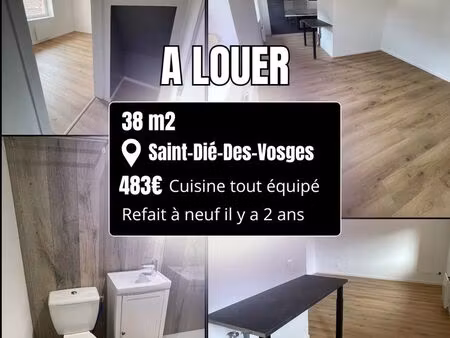 appartement refait à neuf saint-die-des-vosges
