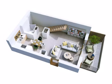 vente appartement 4 pièces 87 m² la rivière-enverse (74440)
