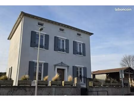 maison de caractère familiale echalas 69700 proche lyon 123 m² terrain 600 m² rénovée dpe 