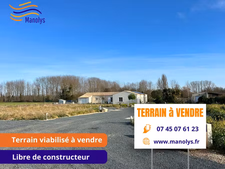 vente terrain 354 m² tonnay-boutonne (17380)