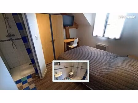 chambre meublée avec douche et toilettes coin des facs de nantes