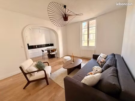 t2 saumur centre 40 m2 meublé