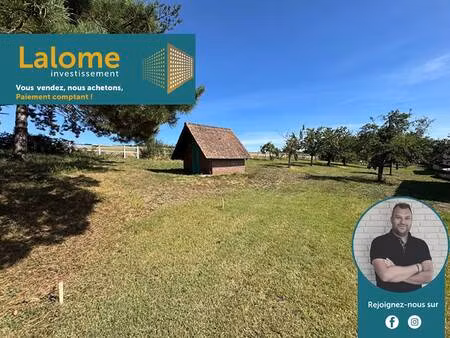 terrain constructible viabilisé à vendre