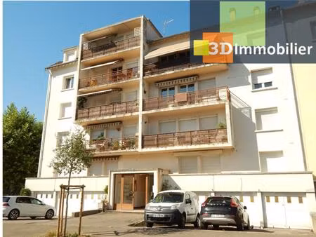 vente: lons-le-saunier(39)  à vendre appartement t4 de 97.25 m² avec balcon  garage  parki